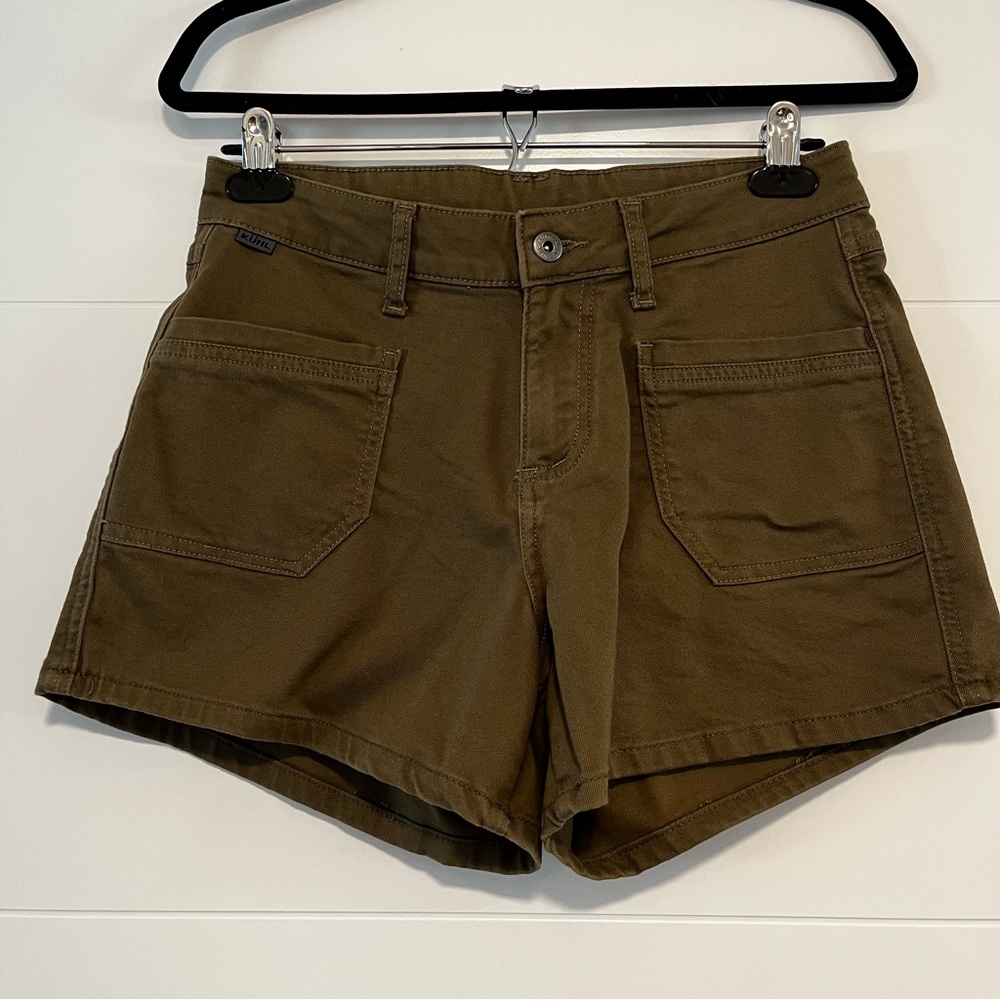 Kuhl Olive Green Utility Shorts
